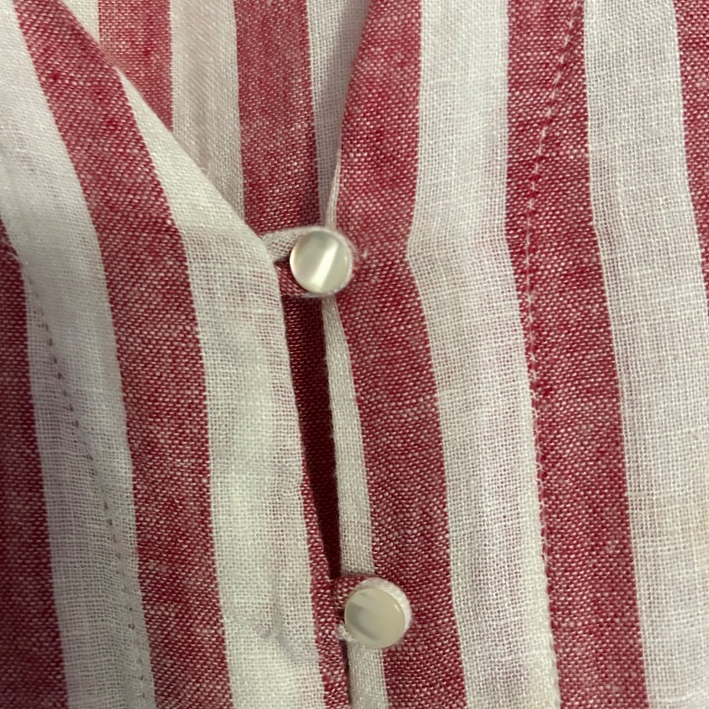 Rails Thea Carmine Stripe Toe Front Top - image 5